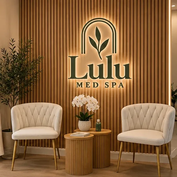 Lulu Med Spa consultation lounge